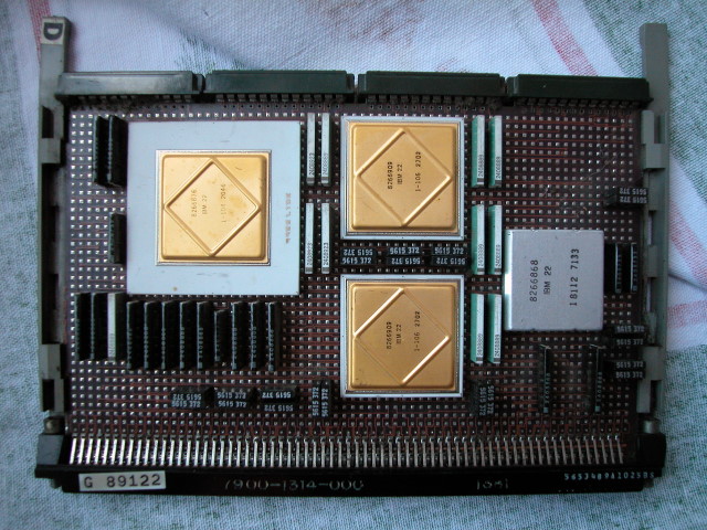 IBM 4381 CPU module card